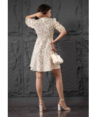 TRIXIE FLORAL SHORT DRESS