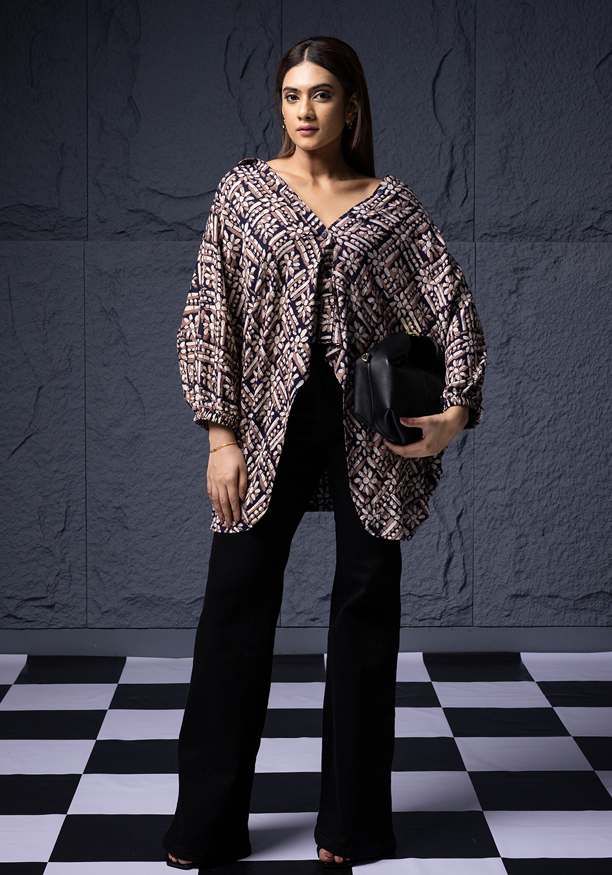 JASMINE NAVY BLUE BLOUSE Nilsonline