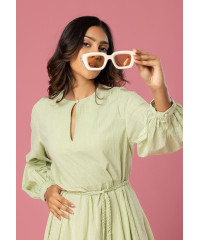 AMY LONG SLEEVE GREEN DRESS