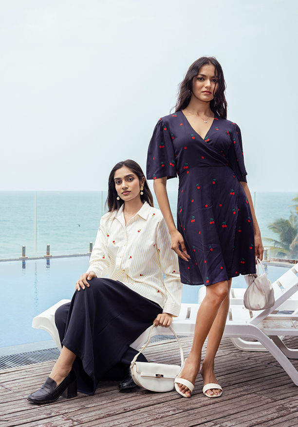 ELLIE WRAP SHORT DRESS Nilsonline