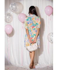 HAZEL PRINTED SHORT DRESS HAZEL PRINTED SHORT DRESS