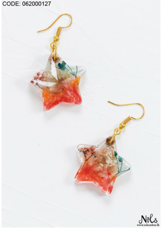 FLOWER STAR EARRING