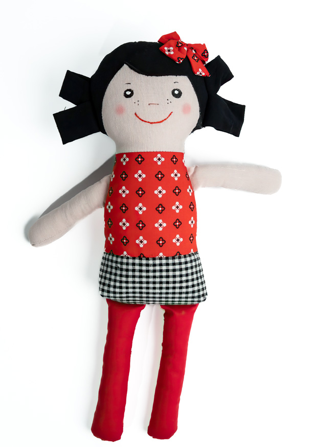 RED BOW DOLL