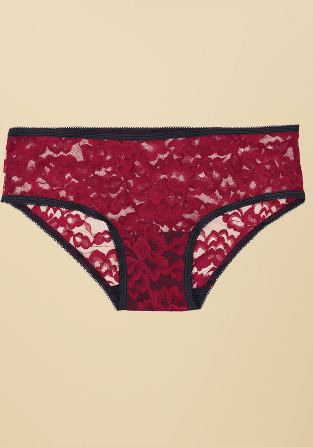 GLAMOUR HIPSTER BRIEF IN RUBY