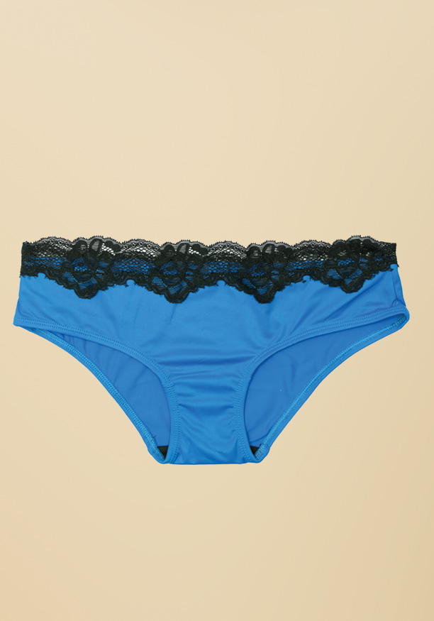 SASSY HIPSTER BRIEF IN PEACOCK