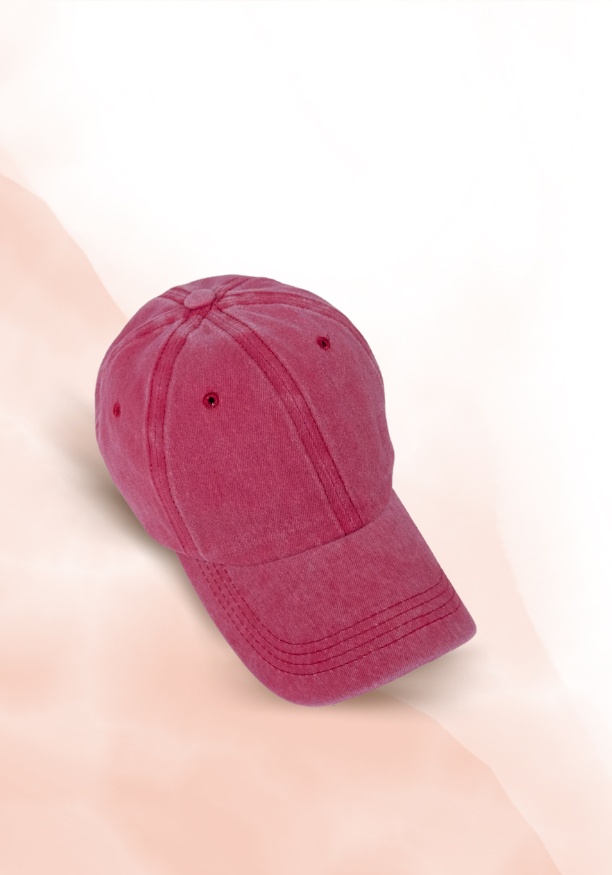 WASHED HOT PINK CAP
