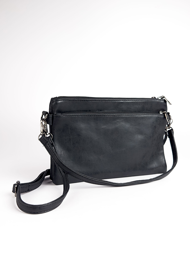 BLACK ENVELOPE BAG