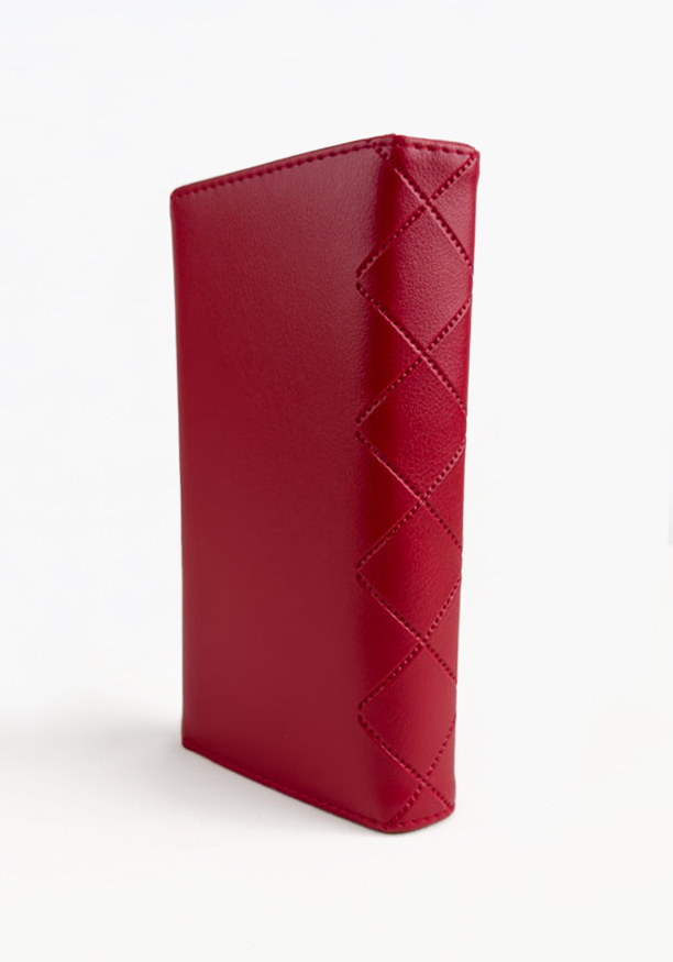 AMY RED BUCKLE WALLET