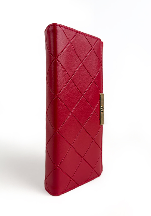 AMY RED BUCKLE WALLET