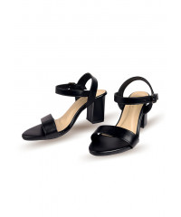 ANKLE STRAP BLACK HEEL