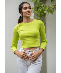 ELLA LUMINOUS GREEN T SHIRT 