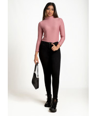 NOVA TURTLE NECK PINK T SHIRT 