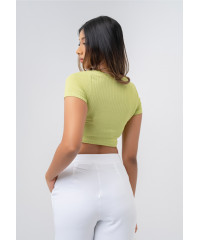 KEA  GREEN  CROP TOP