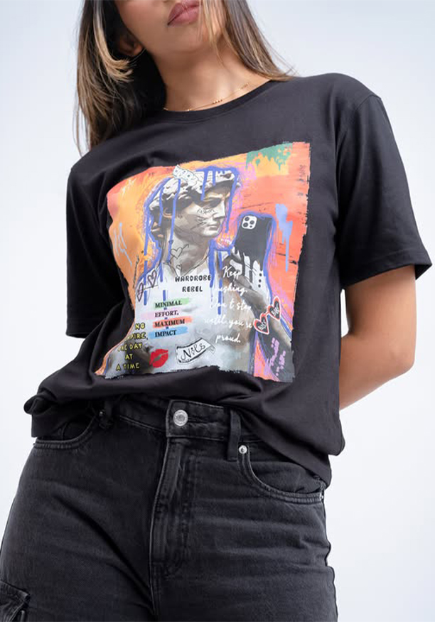 MORGANA CRAPHIC T SHIRT Nilsonline