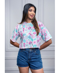 BERRY PRINT T SHIRT