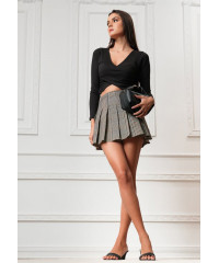 TORI BLACK CROP TOP