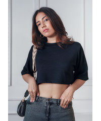 WAFFLE BLUE TOP