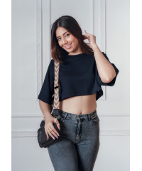 WAFFLE BLUE TOP
