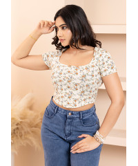 KEA PRINTED CROP TOP