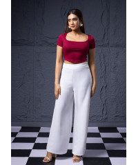 KEA MAROON CROP TOP