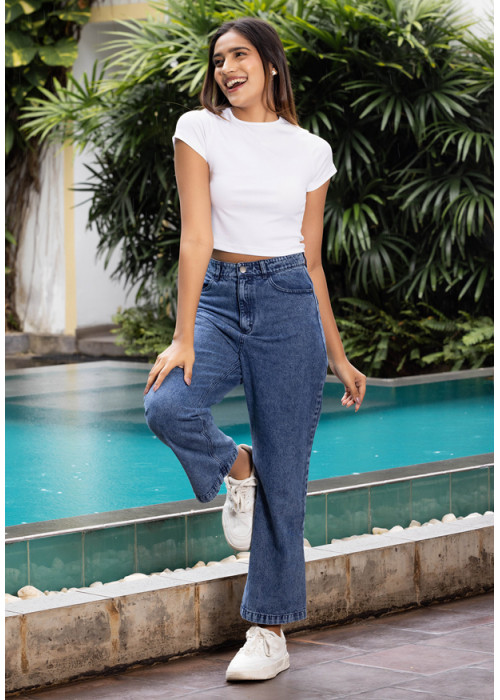 CLAUDIA WHITE CROP T SHIRT CLAUDIA WHITE CROP T SHIRT