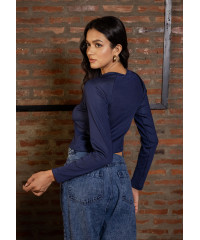 BLUE LONG SLEEVE TSHIRT