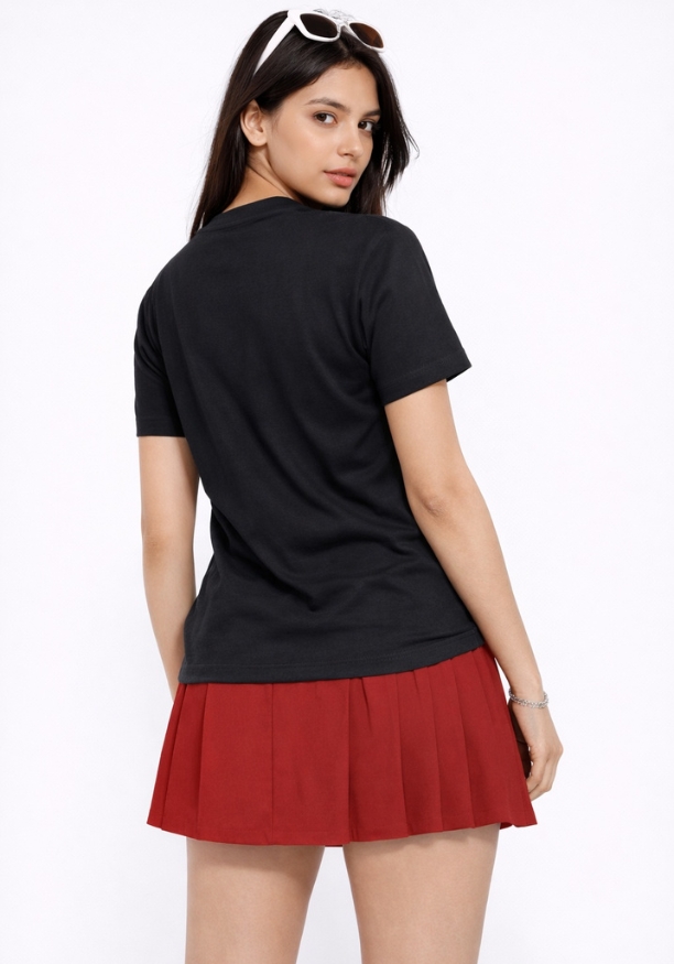 BLACK ALWAYS ROCK  TEES