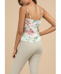 LORA V NECK PRINTED SKINNY