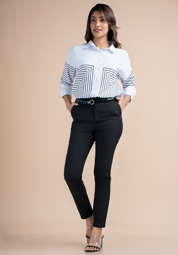 AMBUR PENCIL CUT OFFICE PANT