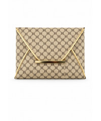 VINTAGE FLORAL PRINT OVERSIZED CLUTCH BAG