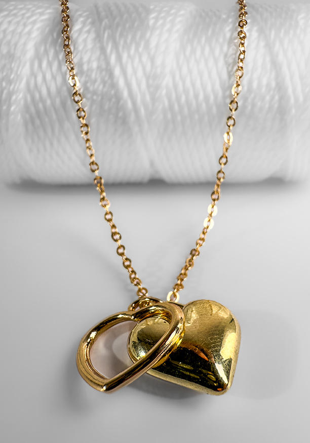 DOUBLE HEART NECKLACE 