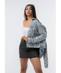 LONG LEEVE DENIM JACKET LIGHT BLUE