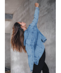 LONG SLEEVE ACID WASH JACKET