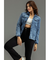 LONG SLEEVE ACID WASH JACKET