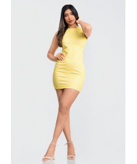 YURA YELLOW SHORT DRESS