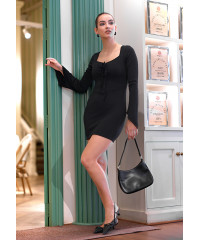 MEBBY BLACK KINT DRESS