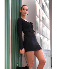 MEBBY BLACK KINT DRESS