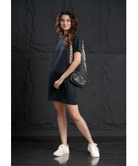 HARPER NAVY T SHIRT DRESS