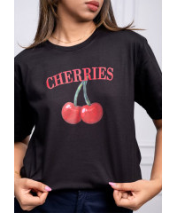 CHERRY BAGGY T SHIRT
