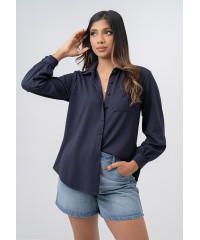 INDIE NAVY KNIT SHIRT