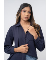 INDIE NAVY KNIT SHIRT