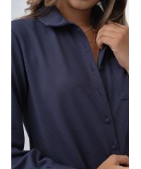 INDIE NAVY KNIT SHIRT