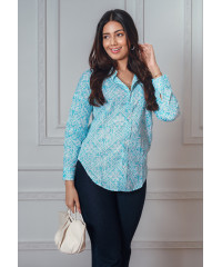 ANIKA LIGHT BLUE BLOUSE
