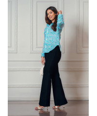 ANIKA LIGHT BLUE BLOUSE
