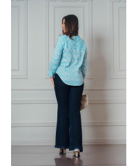 ANIKA LIGHT BLUE BLOUSE