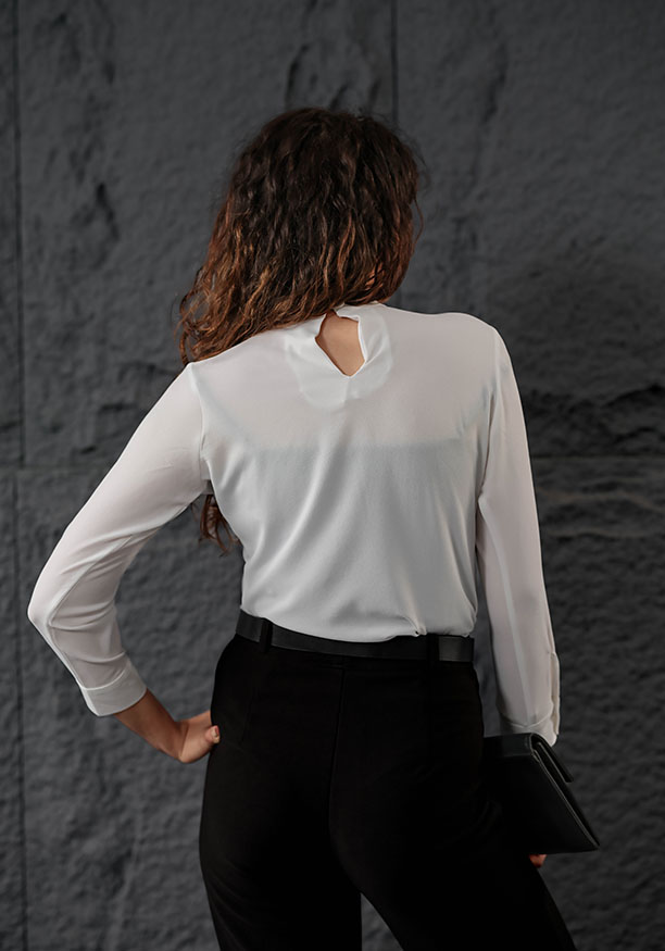 LAURIN HIGHNECK BLOUSE 
