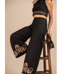 KATEY EMBROIDERY PANT