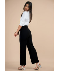 ANA HIGHWAIST BLACK BELL PANT 