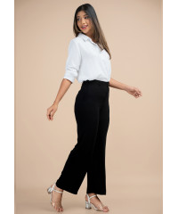 ANA HIGHWAIST BLACK BELL PANT 