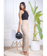 RUTH CREAM WIDE LEG PANT